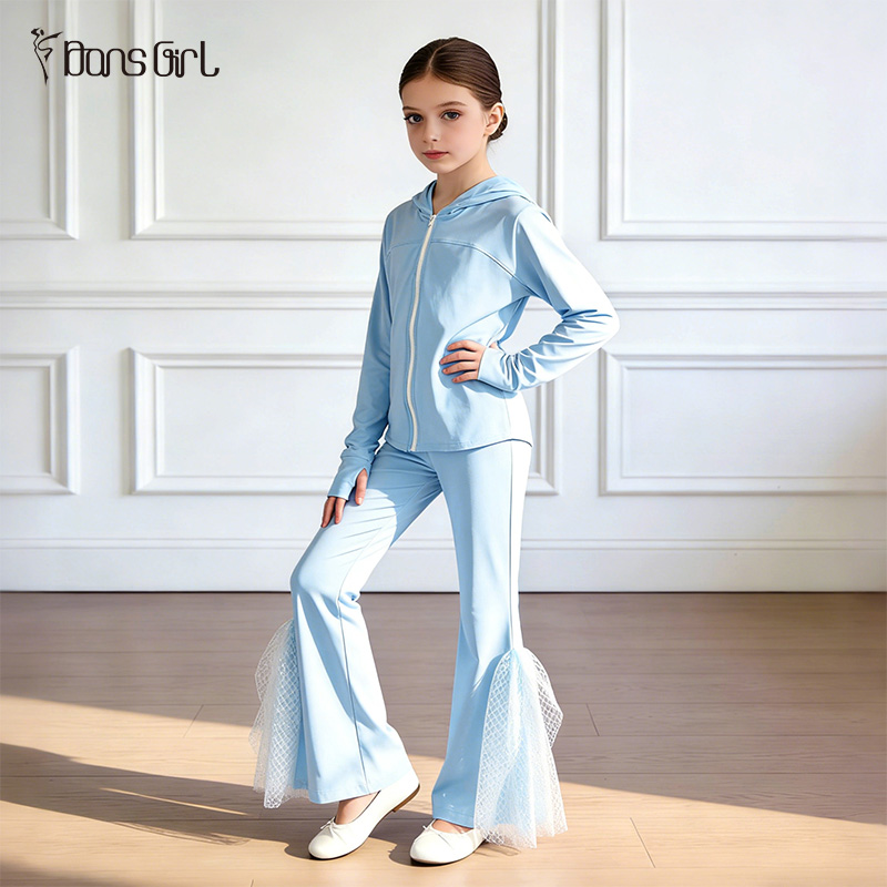 DonsGirl Kids Hoodie Top and Long Pants Set