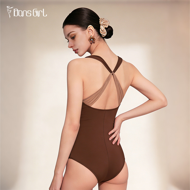 DonsGirl Cross-back Sleeveless Leotard